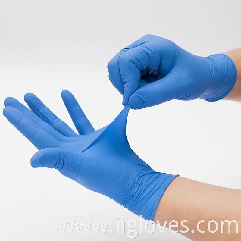 4.5g 5.0g 7.0g Tattoo Black Flexible Nitrile Gloves